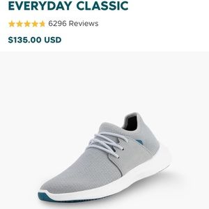 Vessi everyday classic sneaker Mist Grey Size 9 Womens